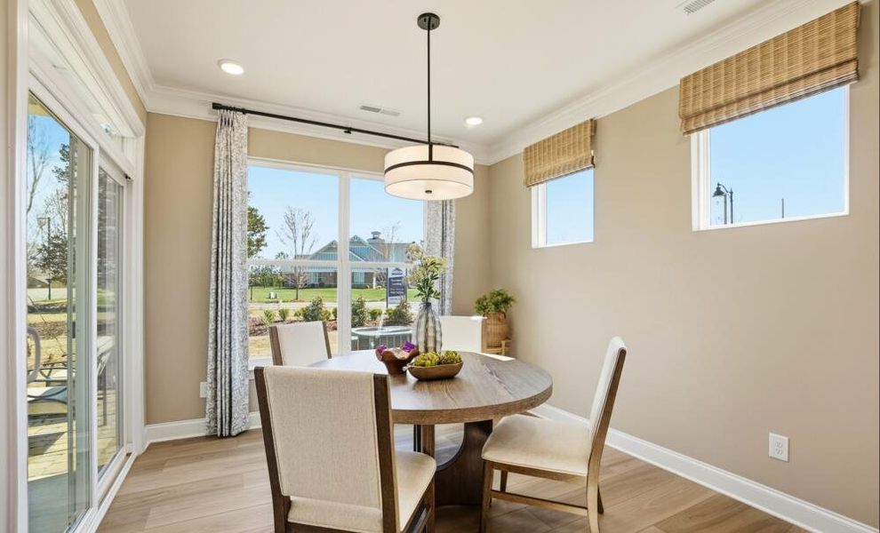 Furnished interior in a model home at Weddington in Benson (Image 8).