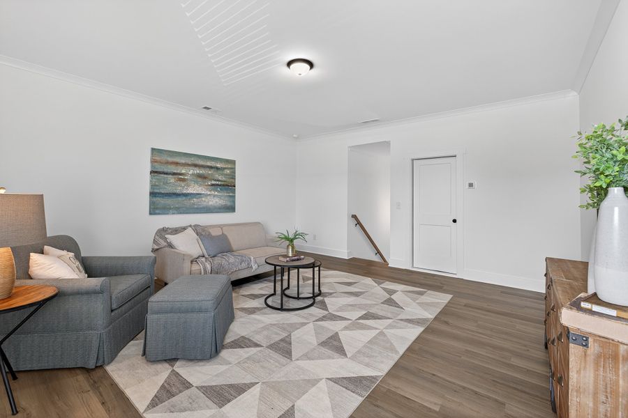 Furnished interior in a model home at Cotton Creek in Good Hope (Image 26).