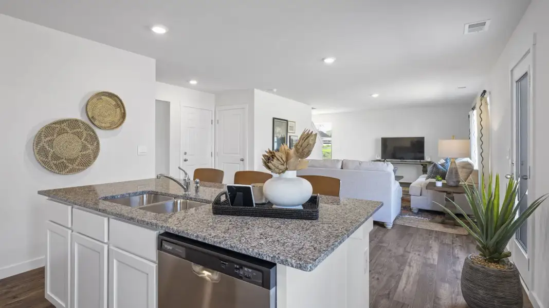 Furnished interior in a model home at Holloway Farms in Cleveland (Image 13).