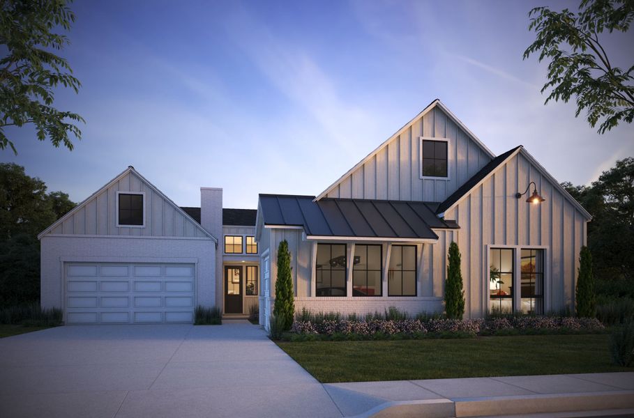 Front exterior of a home in the The Fairways at RainDance community, located in Windsor, CO (Image 18).