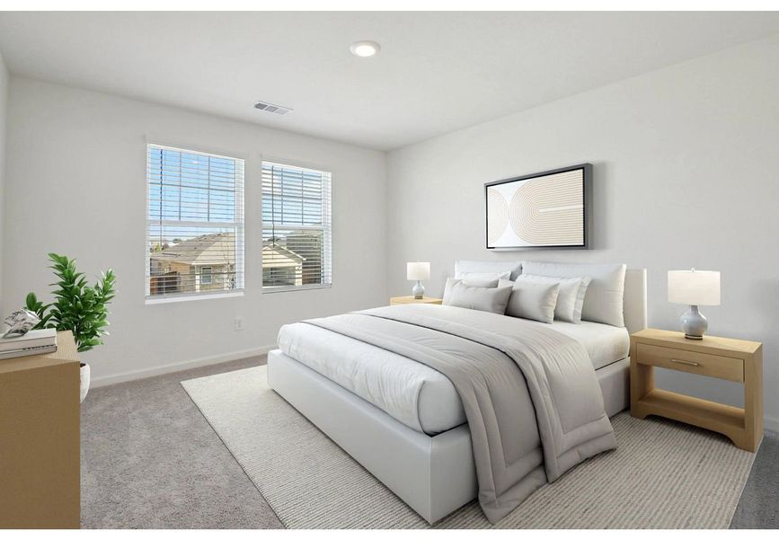 Furnished interior in a model home at Agave Trails in Buckeye (Image 16). Furnished interior in a model home at Agave Trails in Buckeye (Image 16).