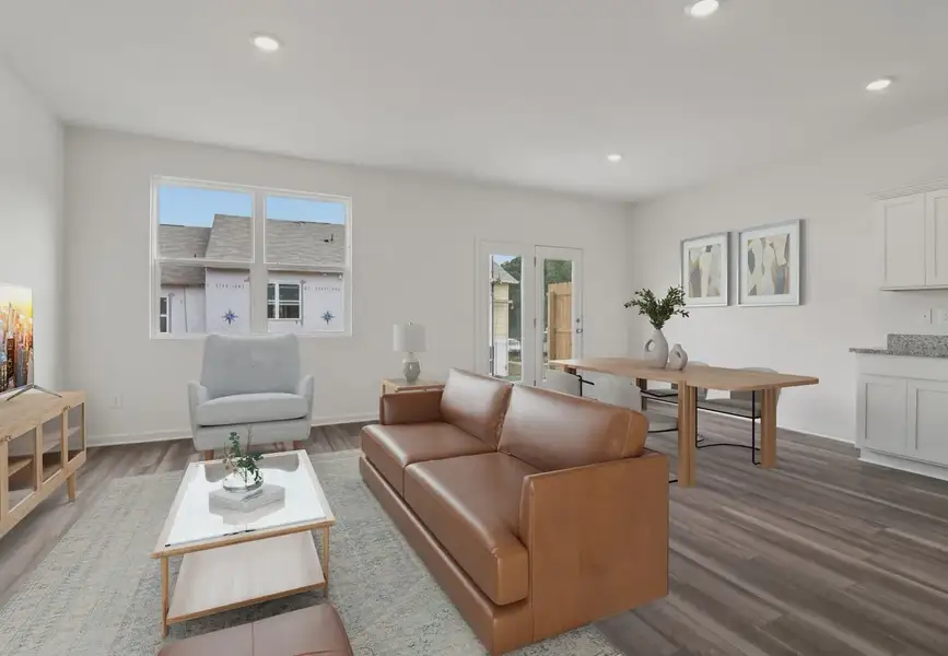 Furnished interior in a model home at Rivington Walk in Winder (Image 5).