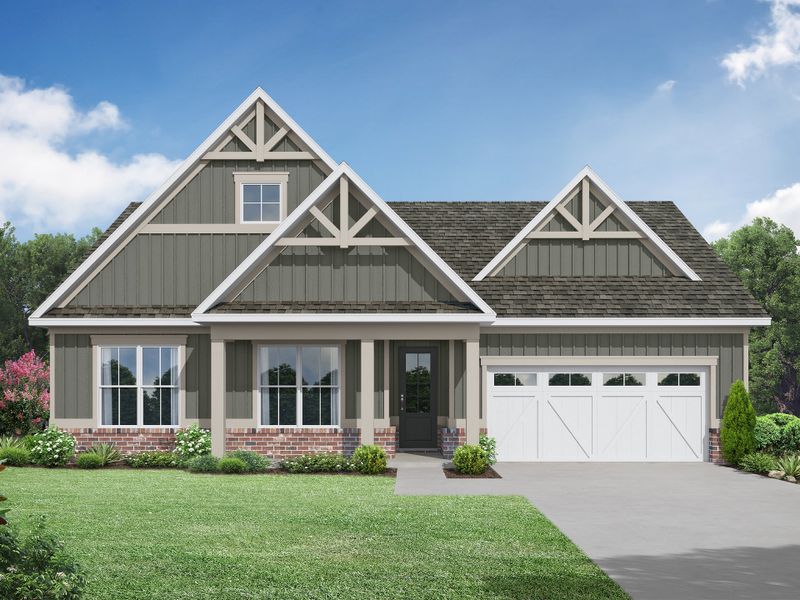 Front exterior of a home in the Club Cottages at Harbor Club community, located in Greensboro, GA (Image 10).