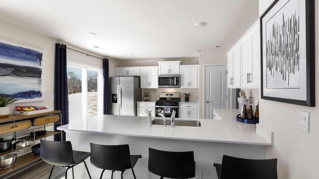 Furnished interior in a model home at Hawk Ridge in Anderson (Image 13).