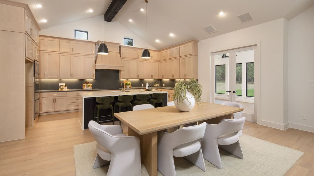 Furnished interior in a model home at Creek of Driftwood Half Acre in Driftwood (Image 10).