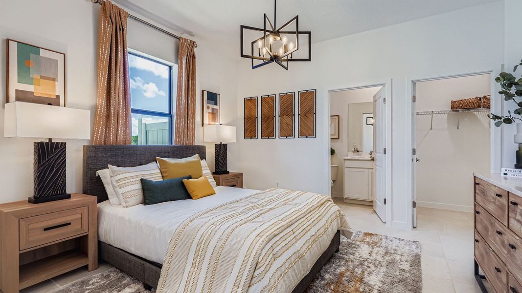 Furnished interior in a model home at Baywood II in Florida City (Image 19).