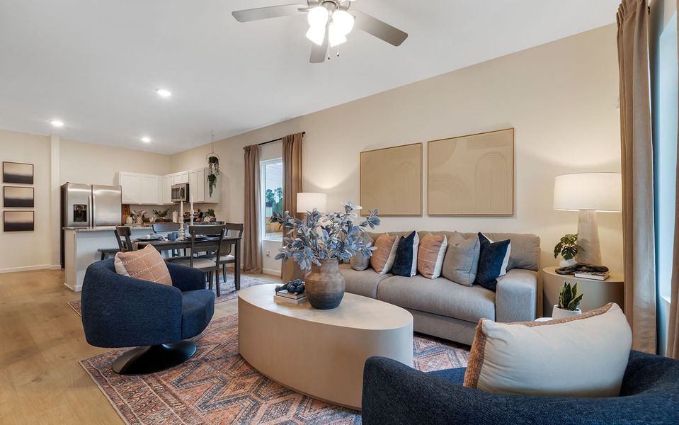 Furnished interior in a model home at Stonehenge in Manchester (Image 13).