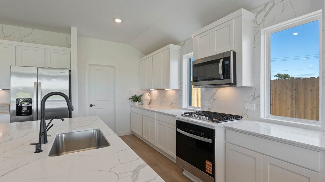 Furnished interior in a model home at Riverside Estates in Baytown (Image 23).