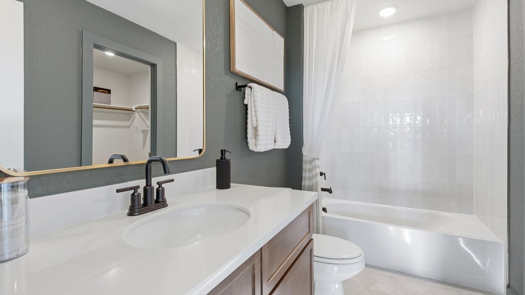 Furnished interior in a model home at Sky Ridge in San Marcos (Image 4). Furnished interior in a model home at Sky Ridge in San Marcos (Image 4).