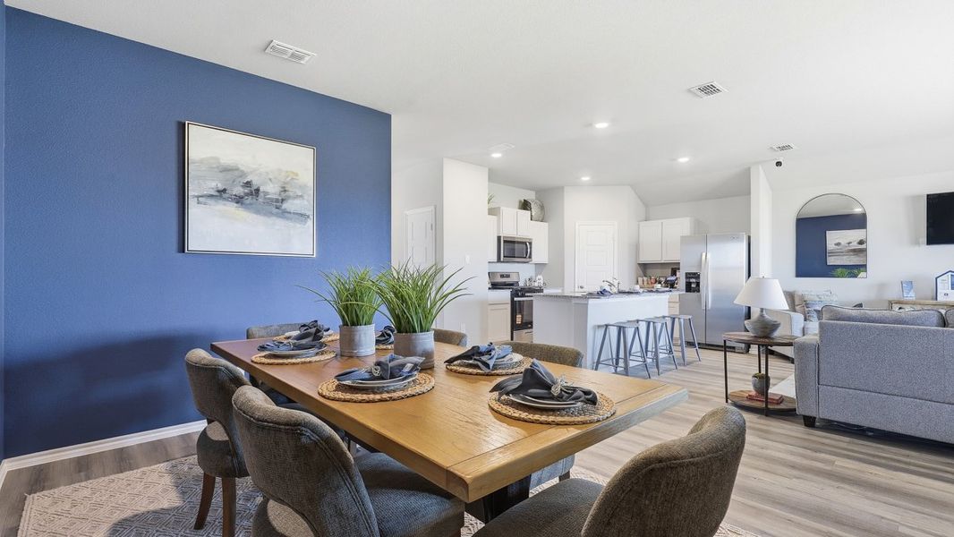 Furnished interior in a model home at Townes Landing in Fort Worth (Image 11).