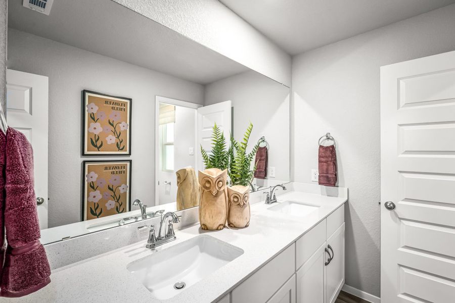 Furnished interior in a model home at Cascade in Liberty Hill (Image 30). Furnished interior in a model home at Cascade in Liberty Hill (Image 30).