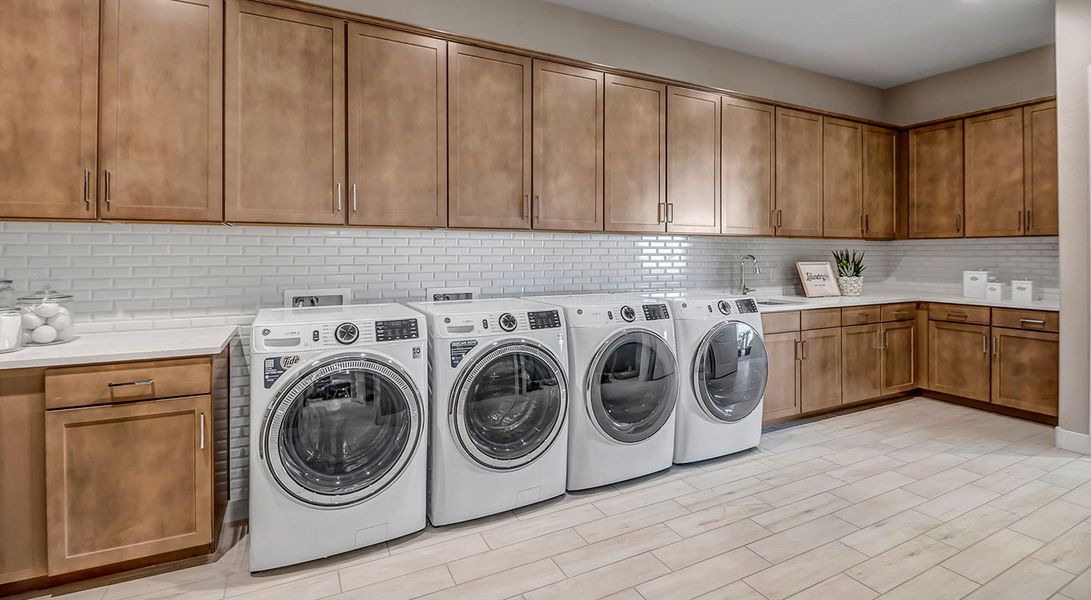 Furnished interior in a model home at Fire Sky at Alamar in Avondale (Image 22).