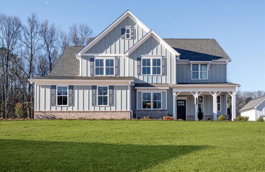 Front exterior of a home in the The Reserve at Knollwood community, located in Canton, GA (Image 2).