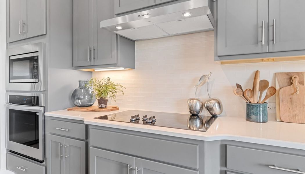 Furnished interior in a model home at Summerlin in Winder (Image 31).