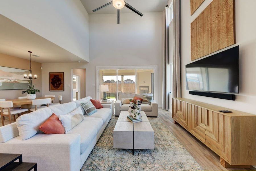 Furnished interior in a model home at Hickory Ridge in Elmendorf (Image 6).