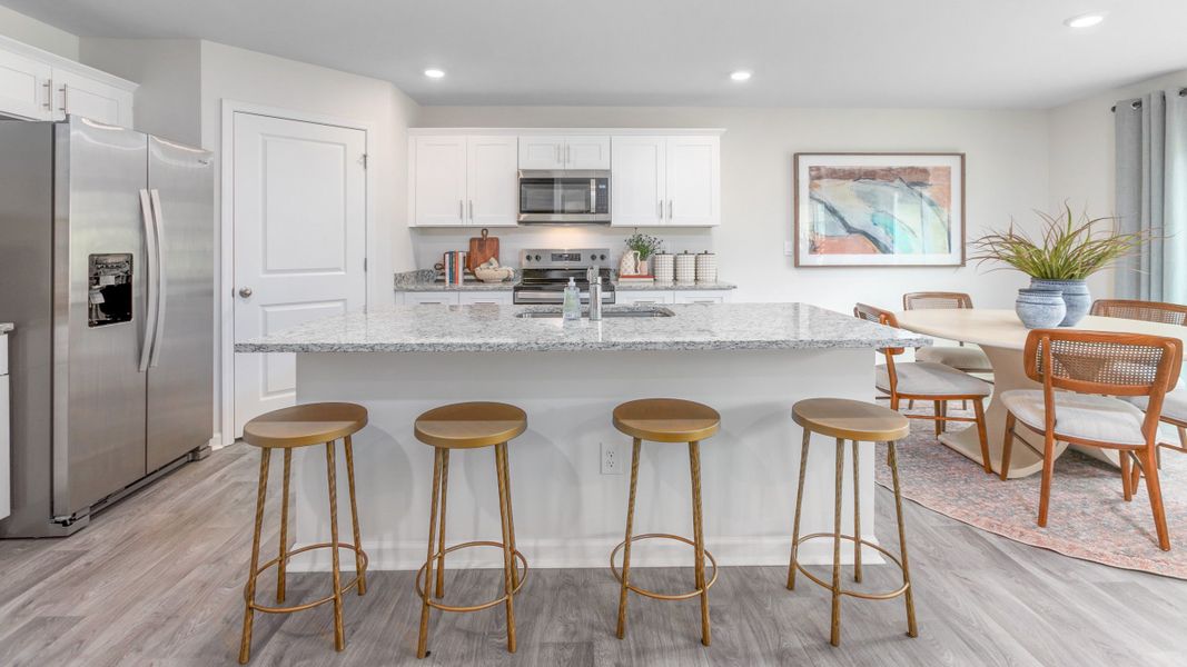 Furnished interior in a model home at Owens Ridge in Lexington (Image 3).