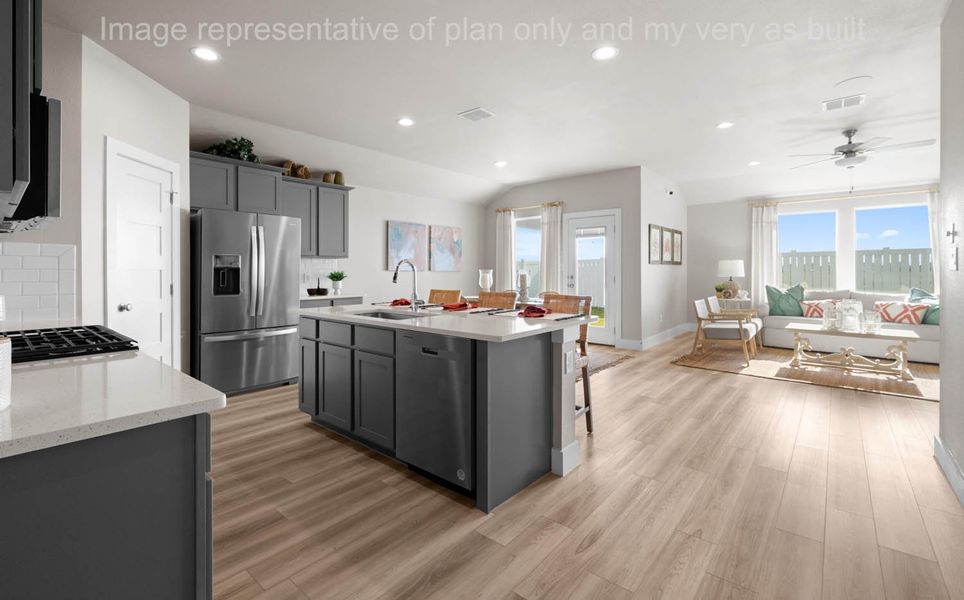 Furnished interior in a model home at The Islands of Rockport in Rockport (Image 26).