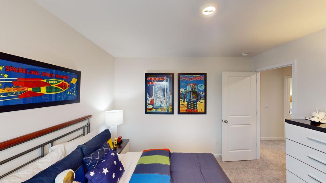 Furnished interior in a model home at Falls at Hickory in Hickory (Image 29). Furnished interior in a model home at Falls at Hickory in Hickory (Image 29).