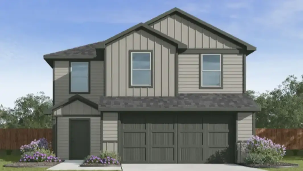 Front exterior of a home in the Flagstop Crossing community, located in Odem, TX (Image 9).