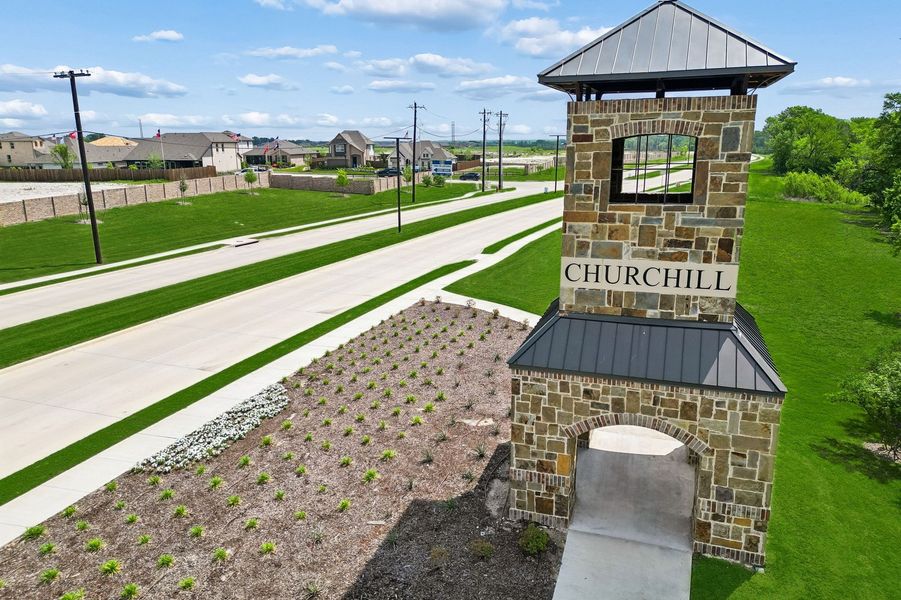 Front exterior of a home in the Churchill community, located in Anna, TX (Image 33).