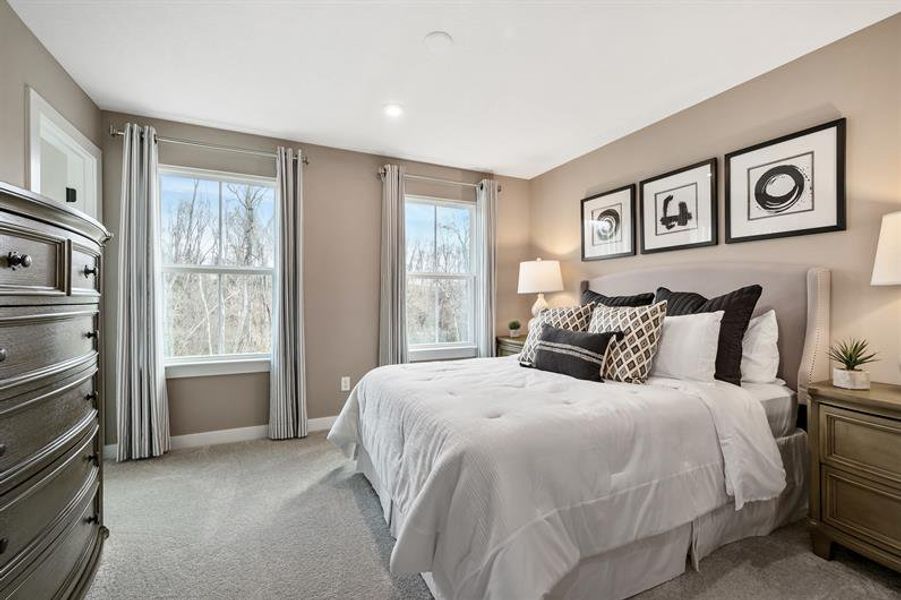 Furnished interior in a model home at Berkeley in Spartanburg (Image 9).