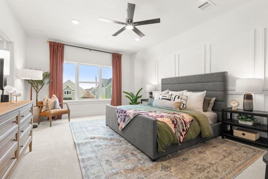 Furnished interior in a model home at Talia in Mesquite (Image 35).