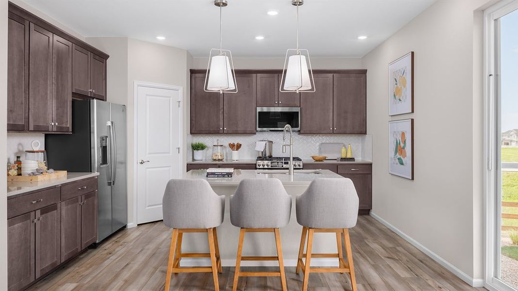 Furnished interior in a model home at The Legacy Collection at Talon Pointe in Thornton (Image 27). Furnished interior in a model home at The Legacy Collection at Talon Pointe in Thornton (Image 27).