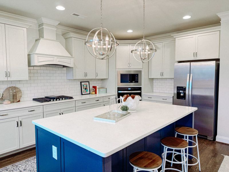 Furnished interior in a model home at Blacksmith in Stokesdale (Image 9).