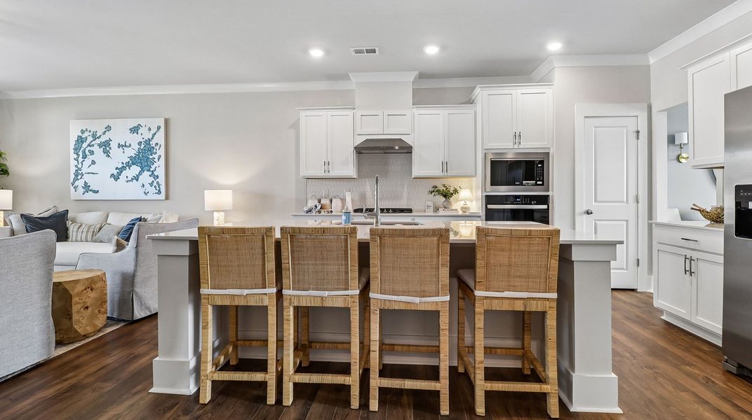 Furnished interior in a model home at Shell Pointe in Gilbert (Image 15).