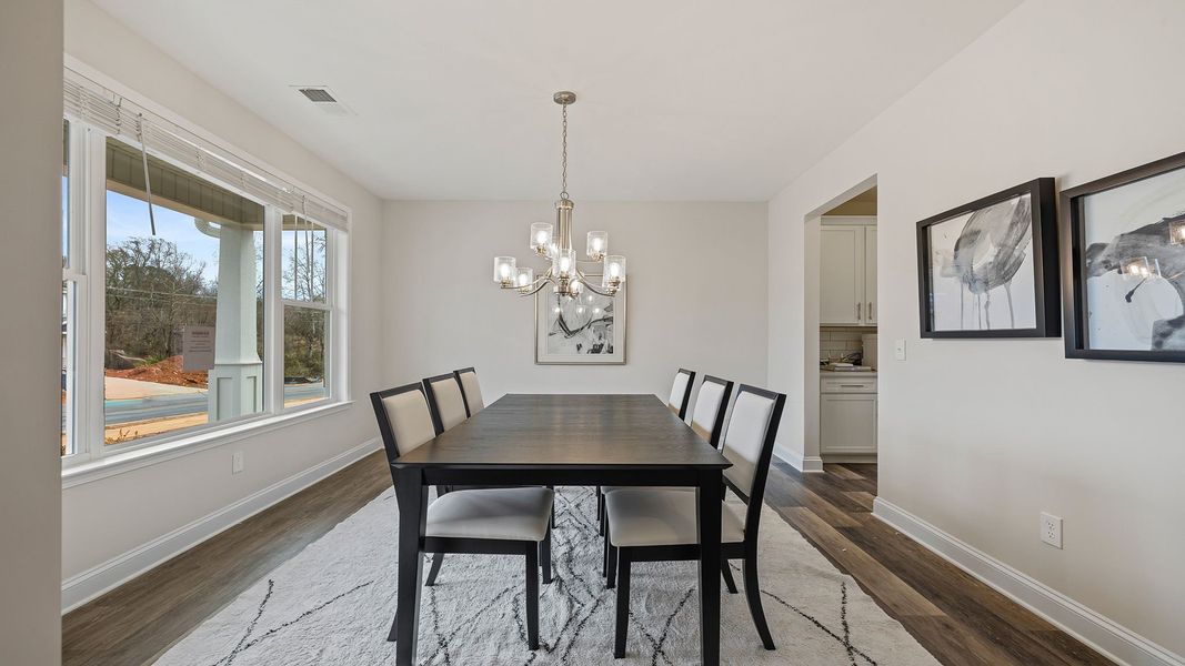 Furnished interior in a model home at Briargate in Fountain Inn (Image 5).