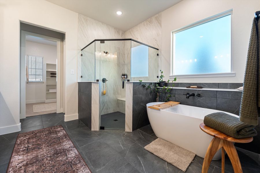 Furnished interior in a model home at Grayson Ridge in Van Alstyne (Image 37).