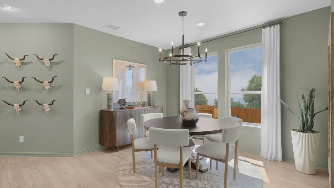 Furnished interior in a model home at Stream Waters in Seguin (Image 27). Furnished interior in a model home at Stream Waters in Seguin (Image 27).