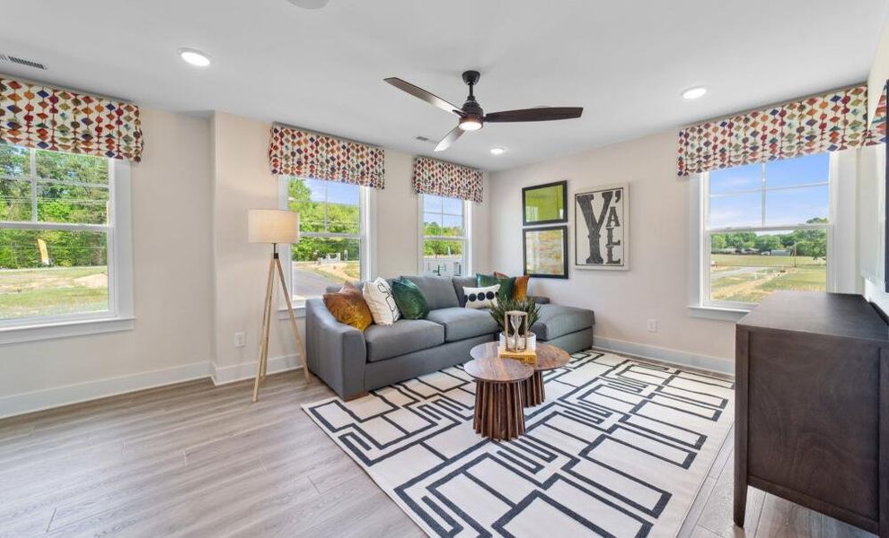 Furnished interior in a model home at Monterra in Kernersville (Image 21).