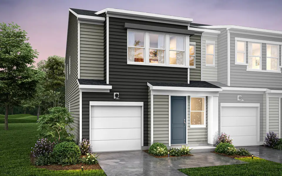 Front exterior of a home in the Amplitude community, located in Charlotte, NC (Image 4).