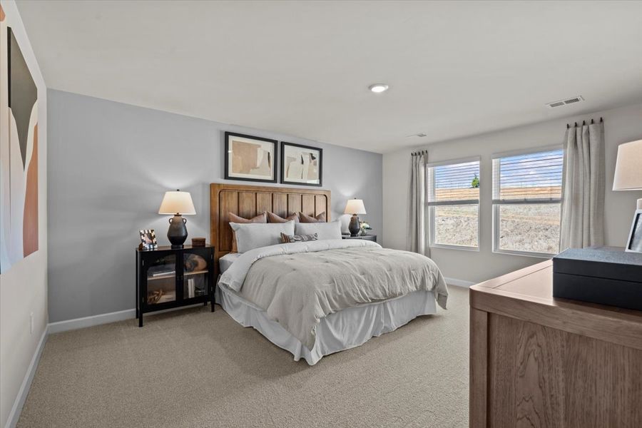 Furnished interior in a model home at Shiloh Valley in Piedmont (Image 9).