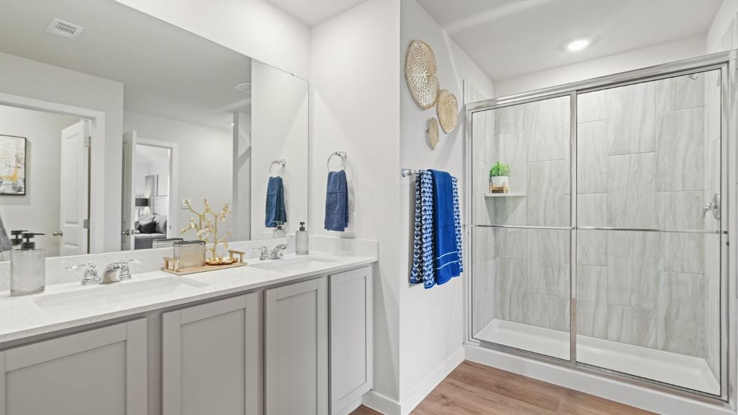 Furnished interior in a model home at Garnett Estates in Portland (Image 21). Furnished interior in a model home at Garnett Estates in Portland (Image 21).