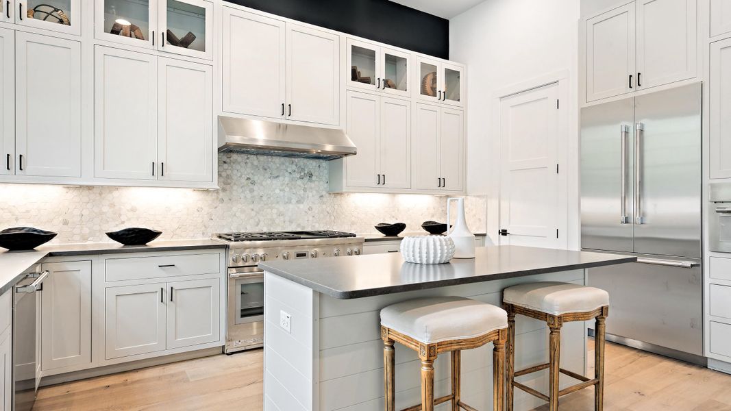 Furnished interior in a model home at Spyglass in Austin (Image 15).