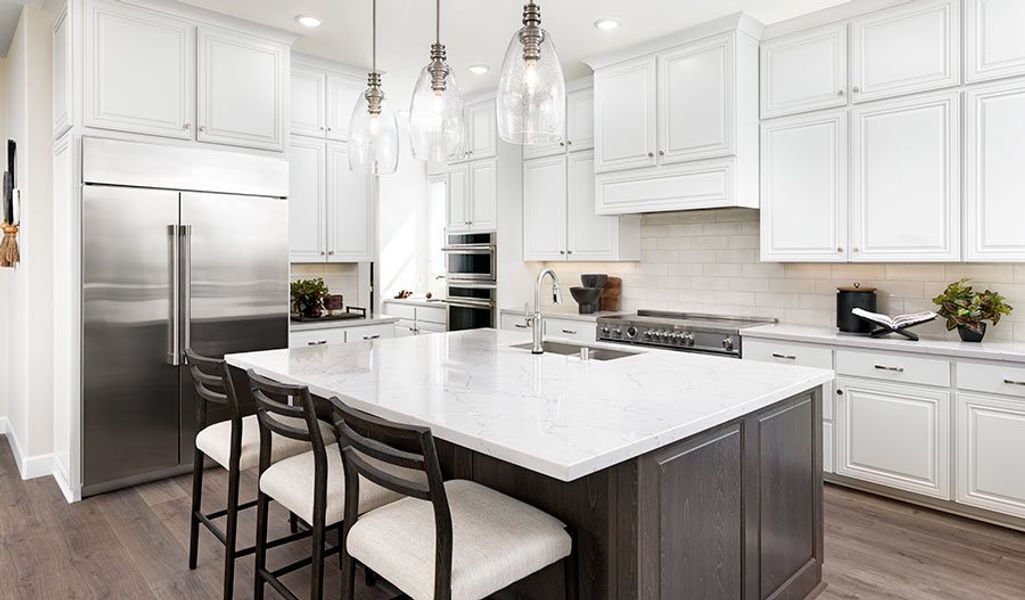 Furnished interior in a model home at Bongard Estates in Clermont (Image 6).