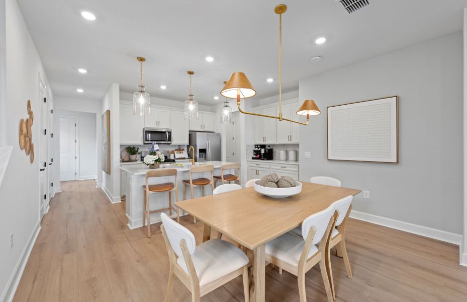 Your new home with a cafe space, perfect for family dinners or hosting