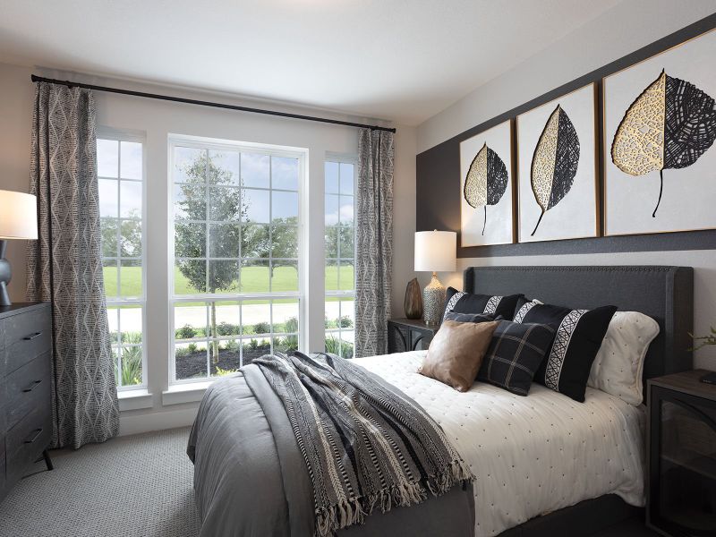Furnished interior in a model home at Massey Oaks - Estate Series in Pearland (Image 13). Furnished interior in a model home at Massey Oaks - Estate Series in Pearland (Image 13).
