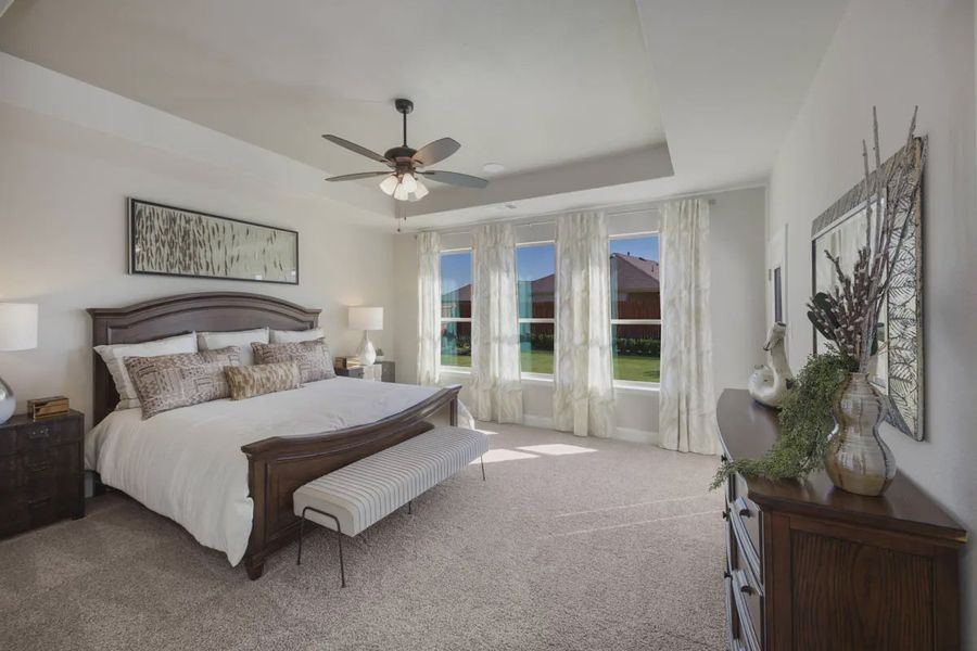 Furnished interior in a model home at Heartland 50's & 60's in Heartland (Image 14).