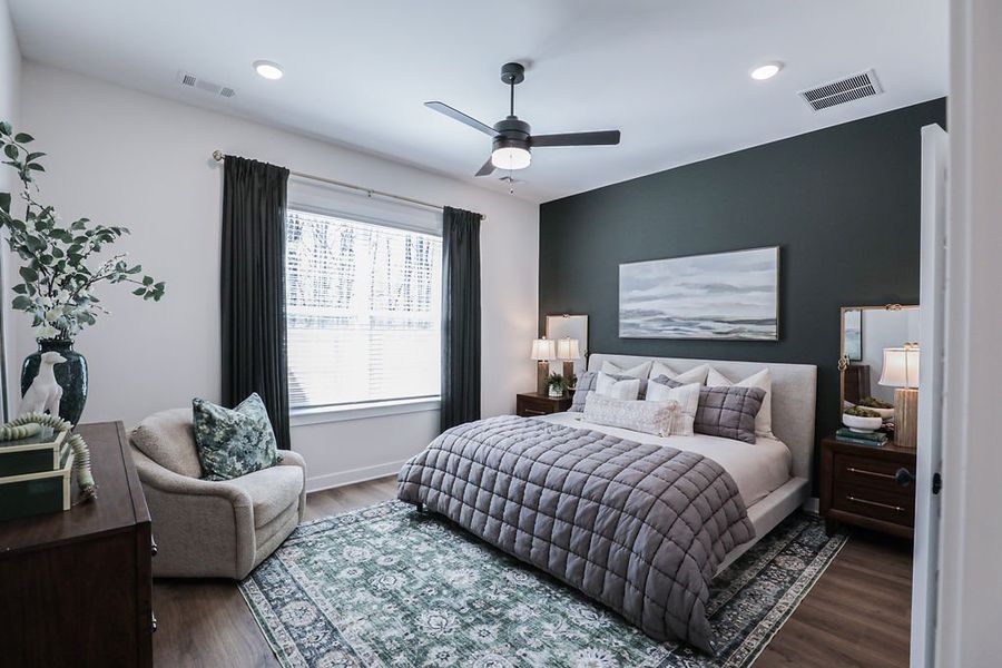 Furnished interior in a model home at Villages of Green Meadows in Munford (Image 33).