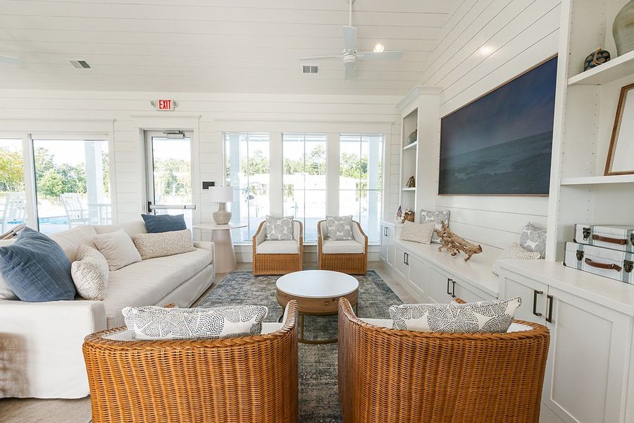 Furnished interior in a model home at The Sanctuary at Sunset Beach in Sunset Beach (Image 6).