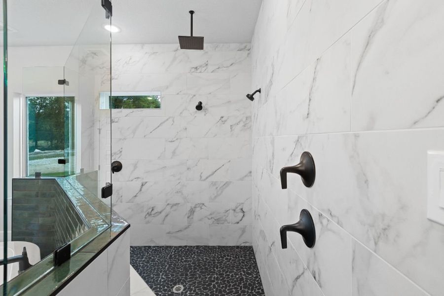 Furnished interior in a model home at Lola Creek Ranch in Boyd (Image 45).