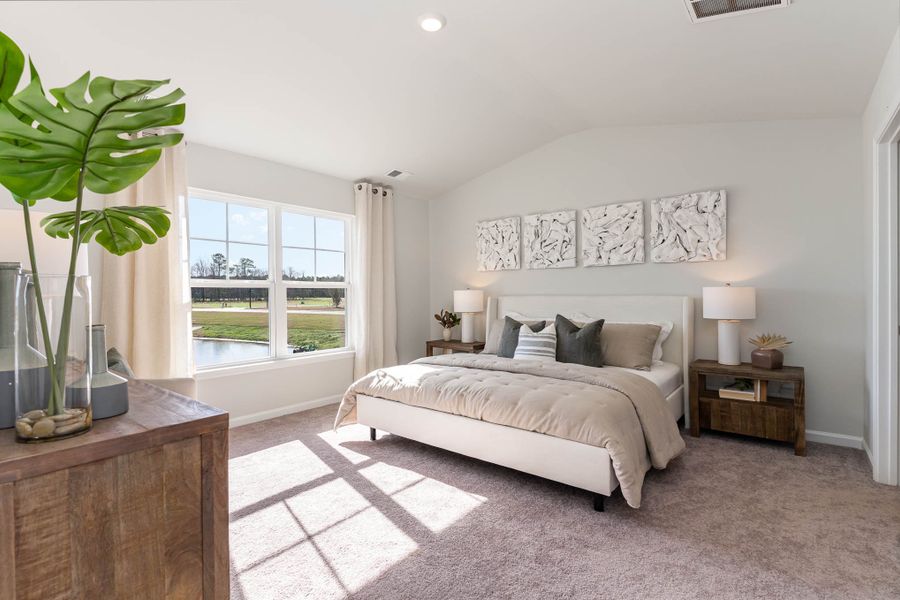 Furnished interior in a model home at Ridgefield in Conway (Image 46).