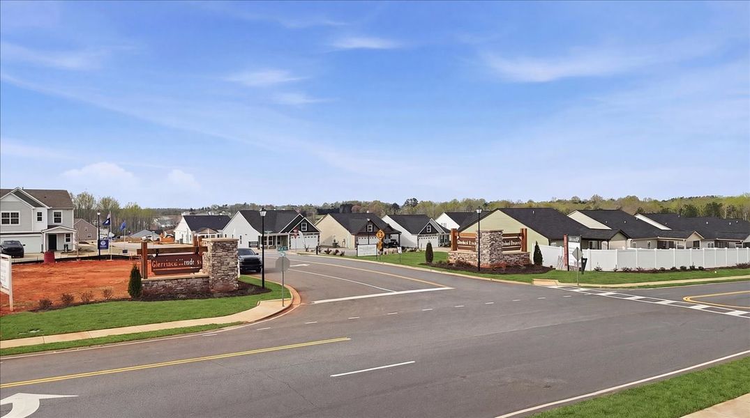 Entrance to the Cleveland Meadows community in Spartanburg, SC, featuring signage and landscaping (Image 10).