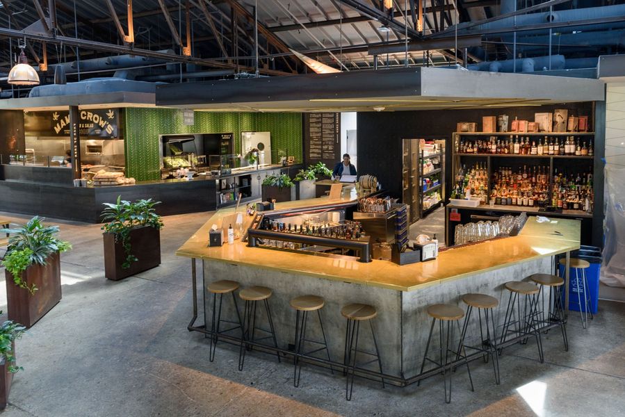 Hang out with friends and family at nearby Transfer Co Food Hall