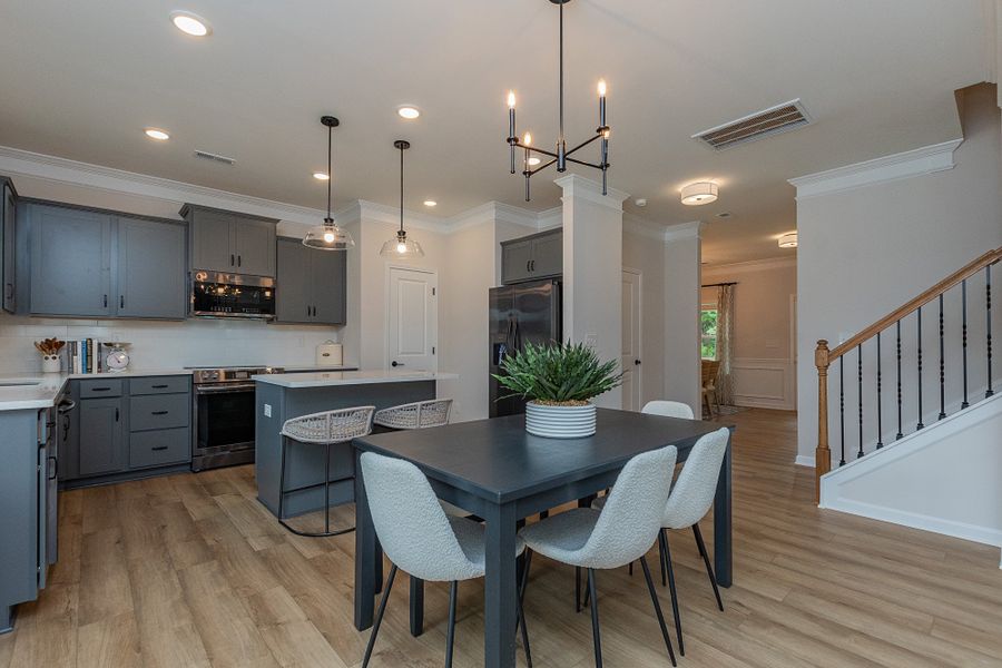 Furnished interior in a model home at Winecoff in Salisbury (Image 7).