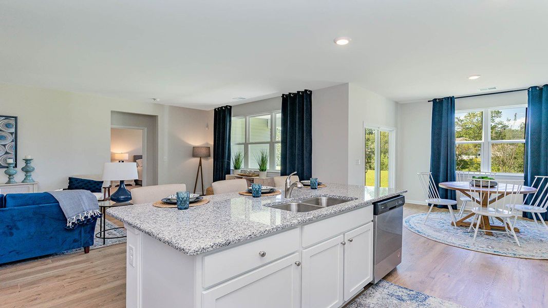 Furnished interior in a model home at Fairhaven in Statesboro (Image 13).
