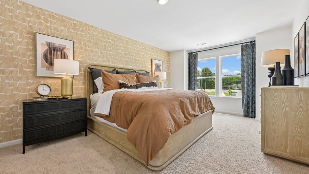 Furnished interior in a model home at Chapel Townes in Raleigh (Image 34). Furnished interior in a model home at Chapel Townes in Raleigh (Image 34).
